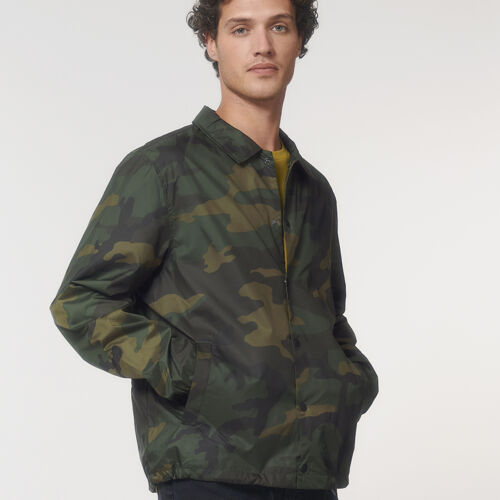 Coacher AOP camouflage jacket (STJU879) Thumbnail