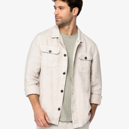 Native Spirit Linen Washed Overshirt Thumbnail