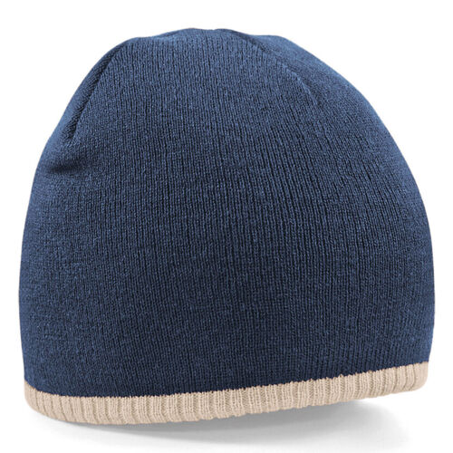 Two-tone pull-on beanie Thumbnail
