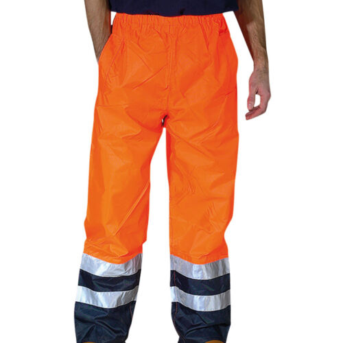 Hi-vis waterproof overtrousers (HVS463) Thumbnail