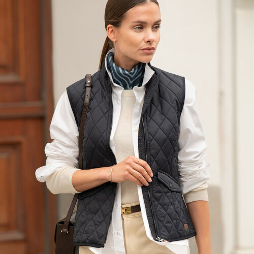 Women’s Camden – diamond quilted gilet Thumbnail