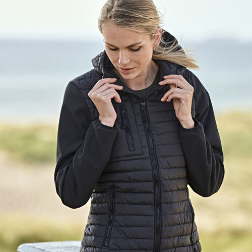 Tee Jays Ladies Crossover Hooded Jacket Thumbnail