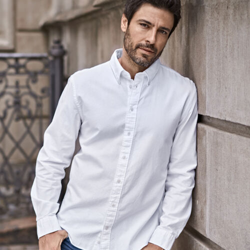 Tee Jays Perfect Long Sleeve Oxford Shirt Thumbnail