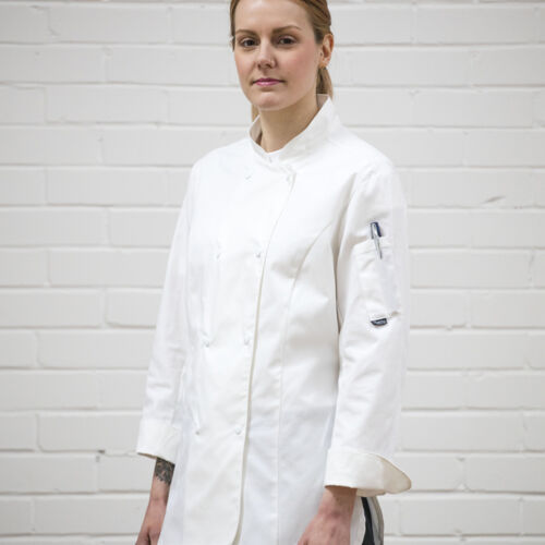 Dennys Ladies Long Sleeve Premium Chef's Jacket Thumbnail