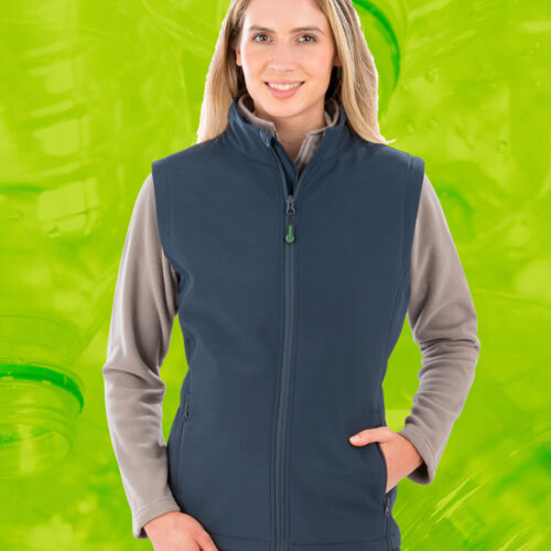 Ladies' Recycled 2-Layer Printable Softshell Bodywarmer Thumbnail